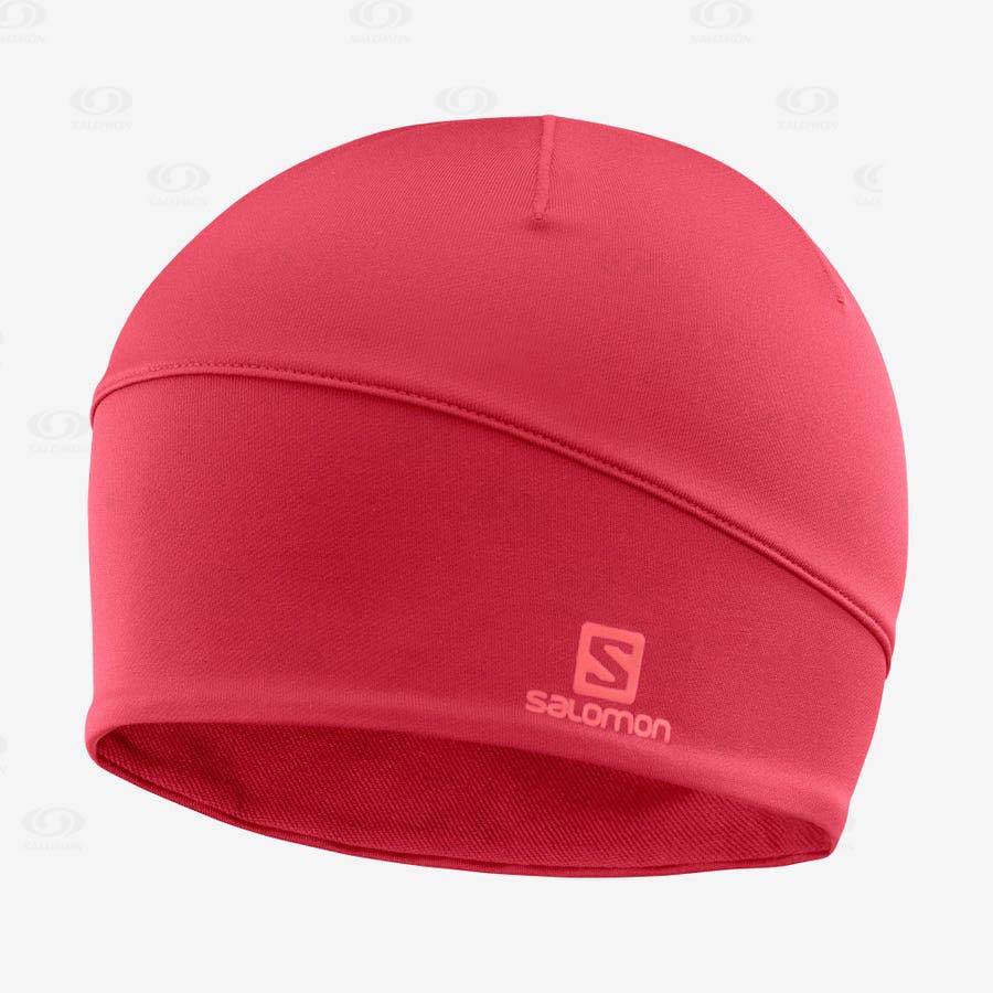 Salomon ACTIVE Men\'s Hats Red | AU-O2587