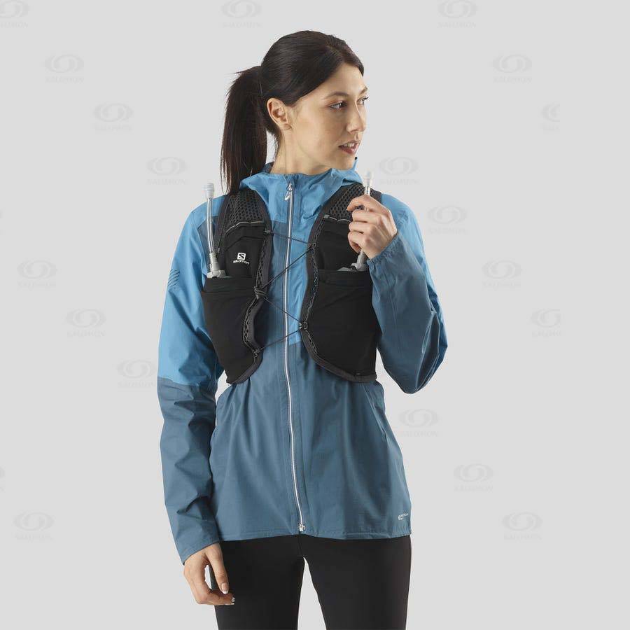 Salomon ACTIVE SKIN 8 Women's Running Packs Black | AU-N2345