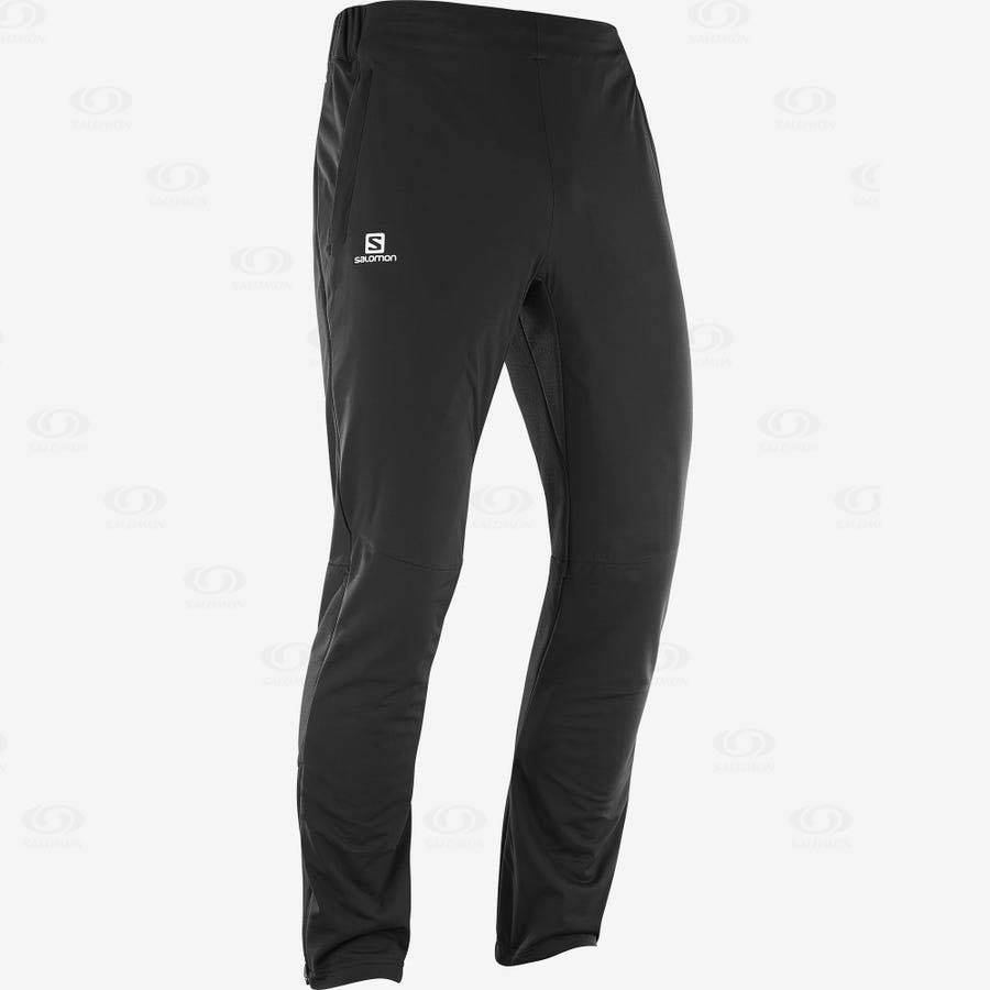 Salomon AGILE WARM Men\'s Ski Pants Black | AU-N2408