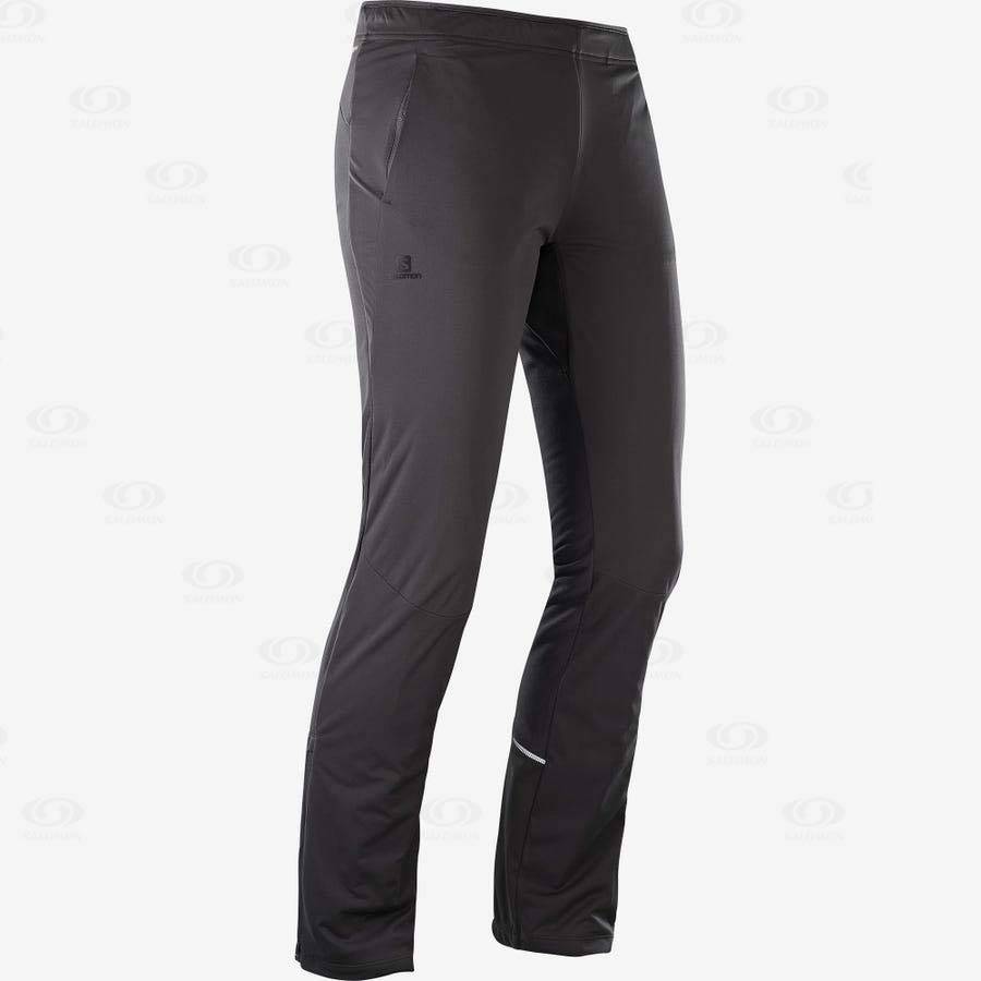 Salomon AGILE WARM Women's Pants Black | AU-S1835