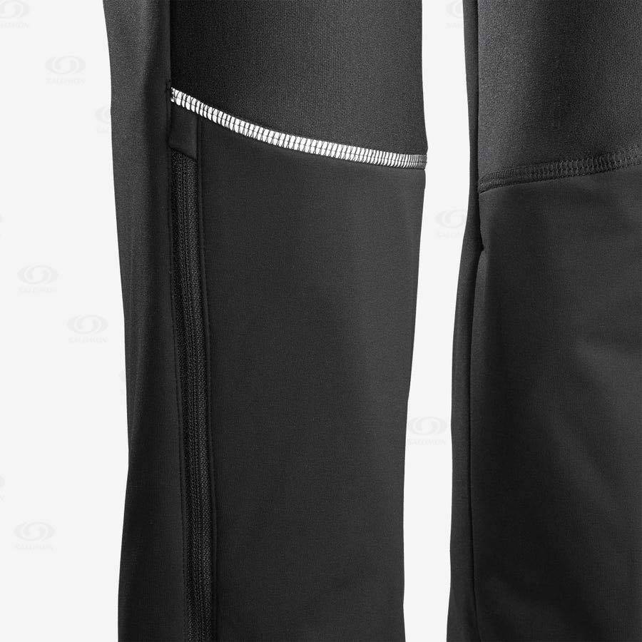 Salomon AGILE WARM Women's Pants Black | AU-S1835