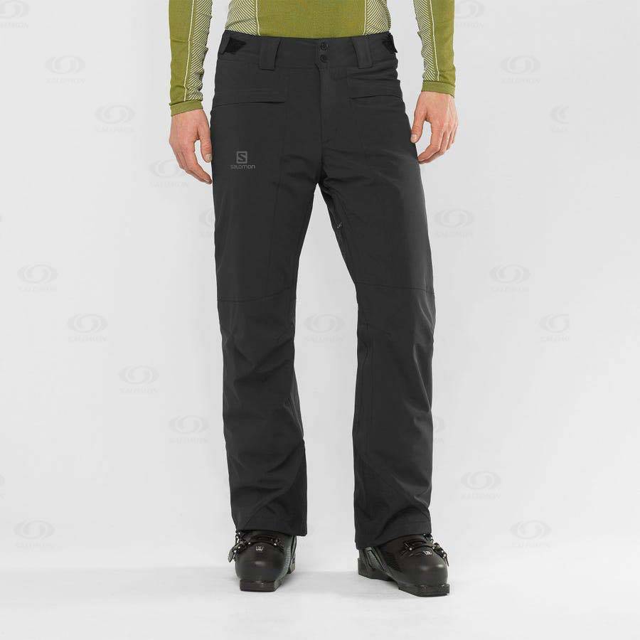 Salomon BRILLIANT Men's Ski Pants Black | AU-N1953