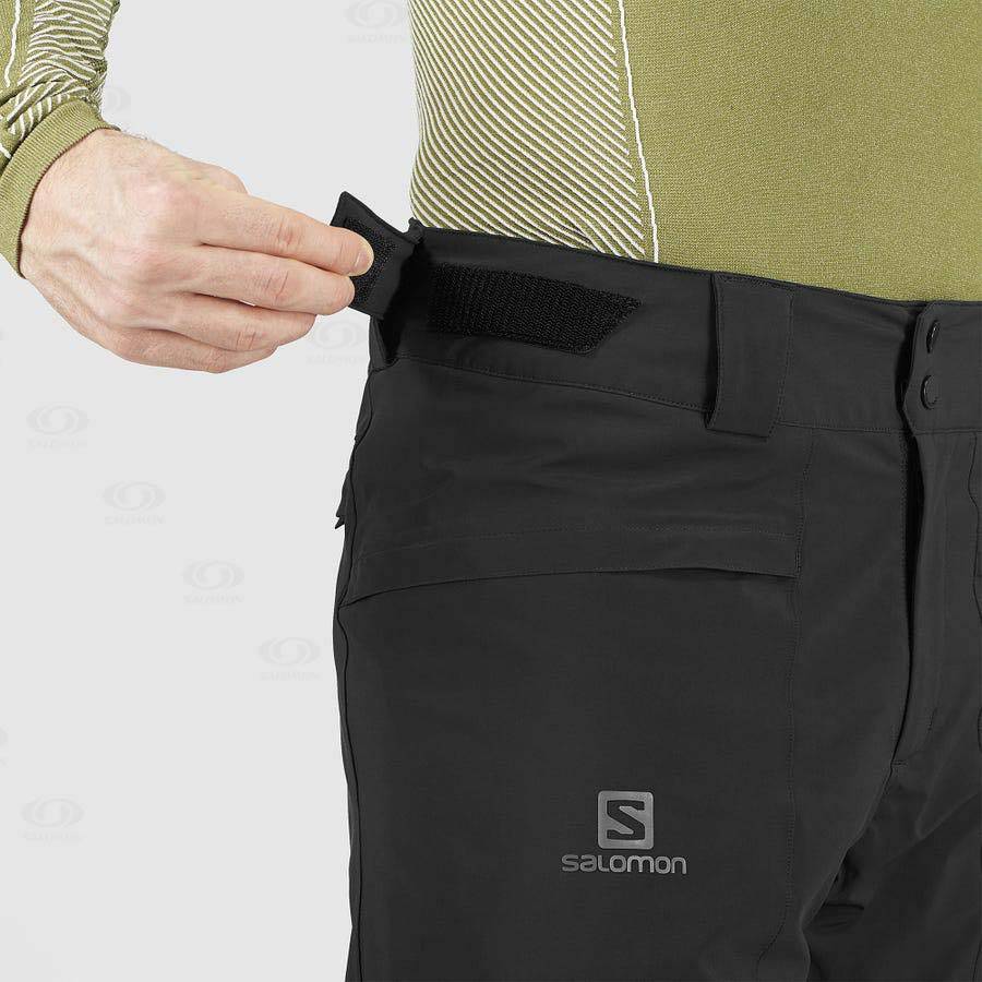 Salomon BRILLIANT Men's Ski Pants Black | AU-N1953