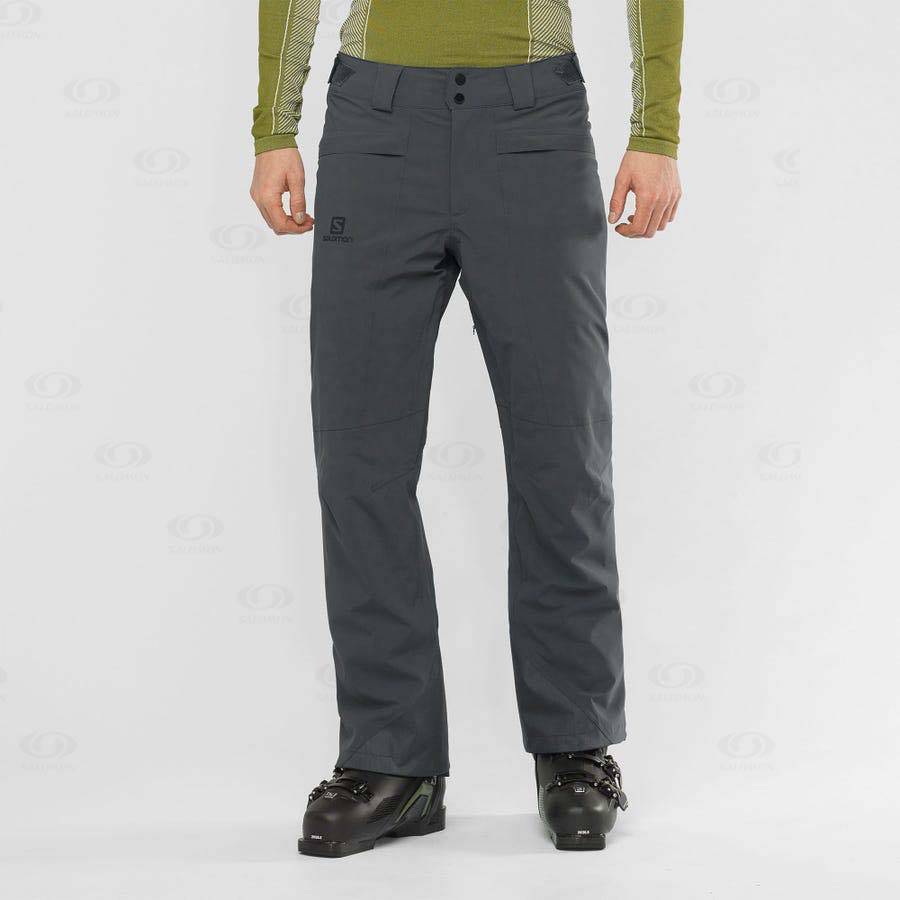 Salomon BRILLIANT Men's Ski Pants Grey | AU-wL2313