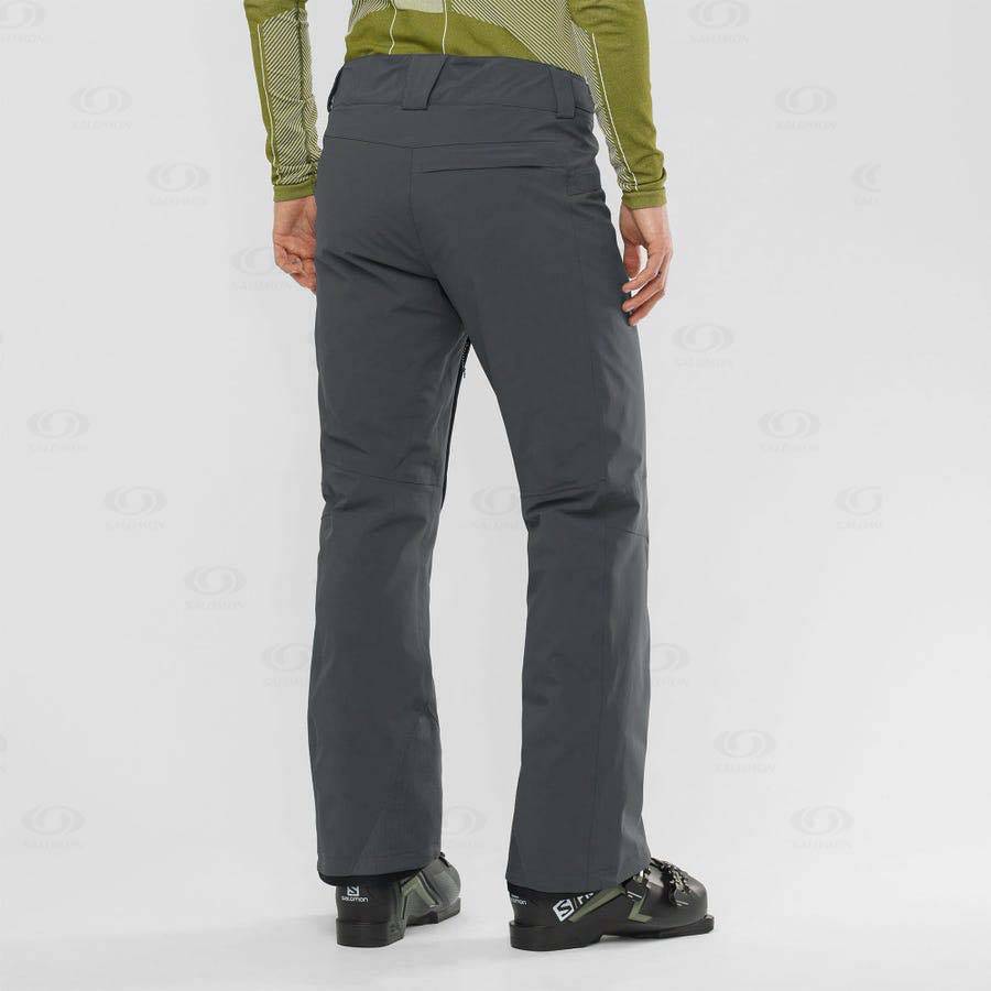 Salomon BRILLIANT Men's Ski Pants Grey | AU-wL2313