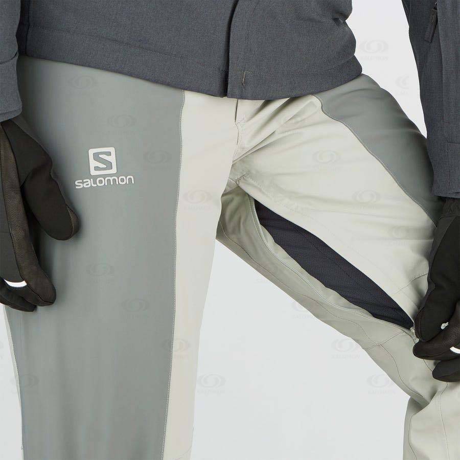 Salomon BRILLIANT Men's Ski Pants Olive | AU-M1524