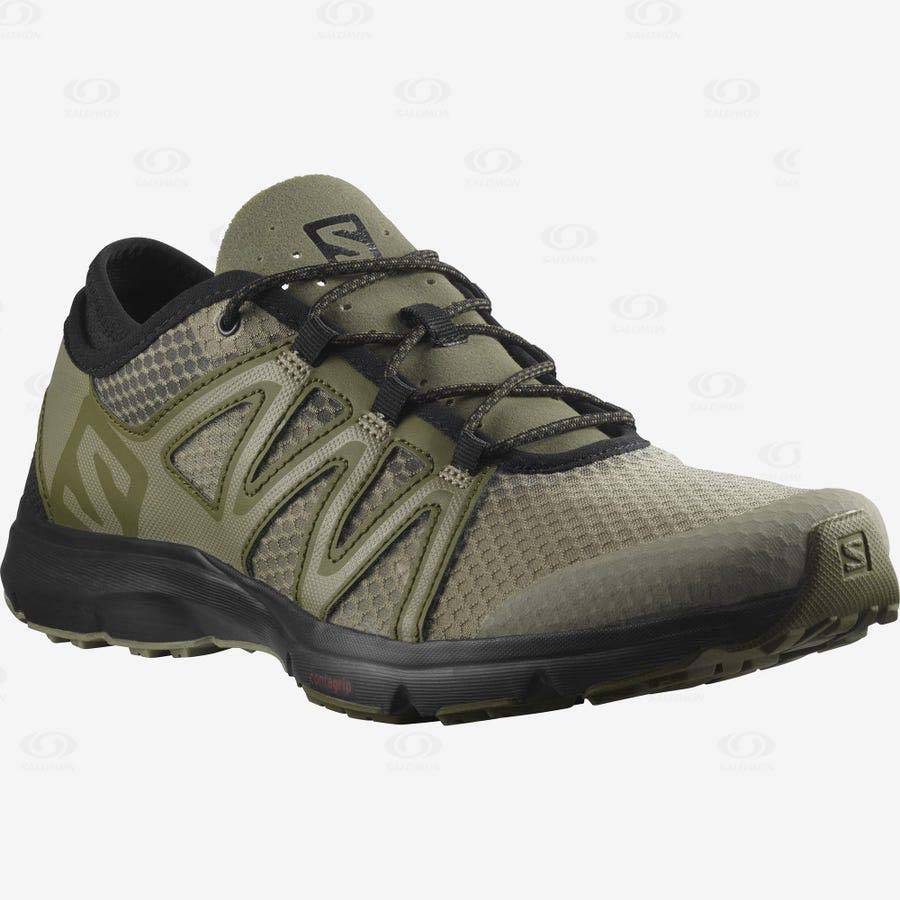 Salomon CROSSAMPHIBIAN SWIFT 2 Men's Water Shoes Olive | AU-S1149