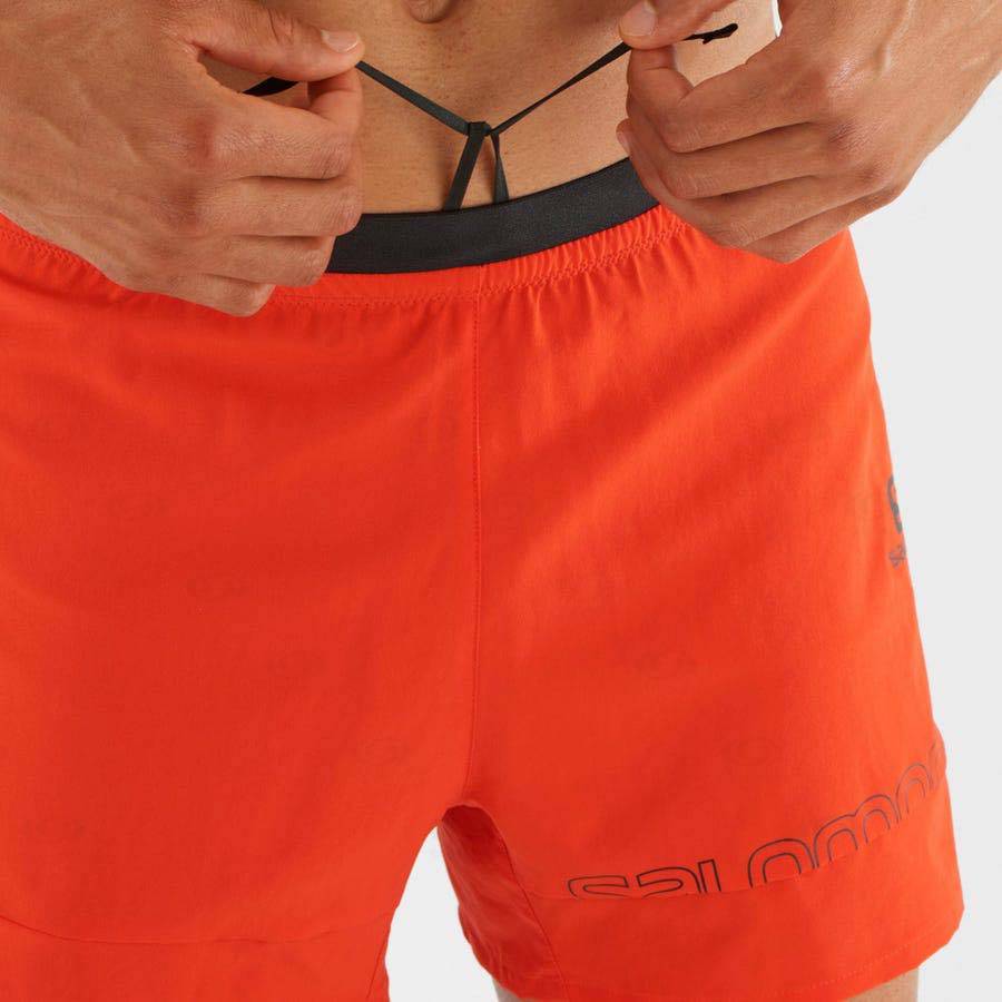 Salomon CROSS 2IN1 Men's Shorts Orange | AU-S1548