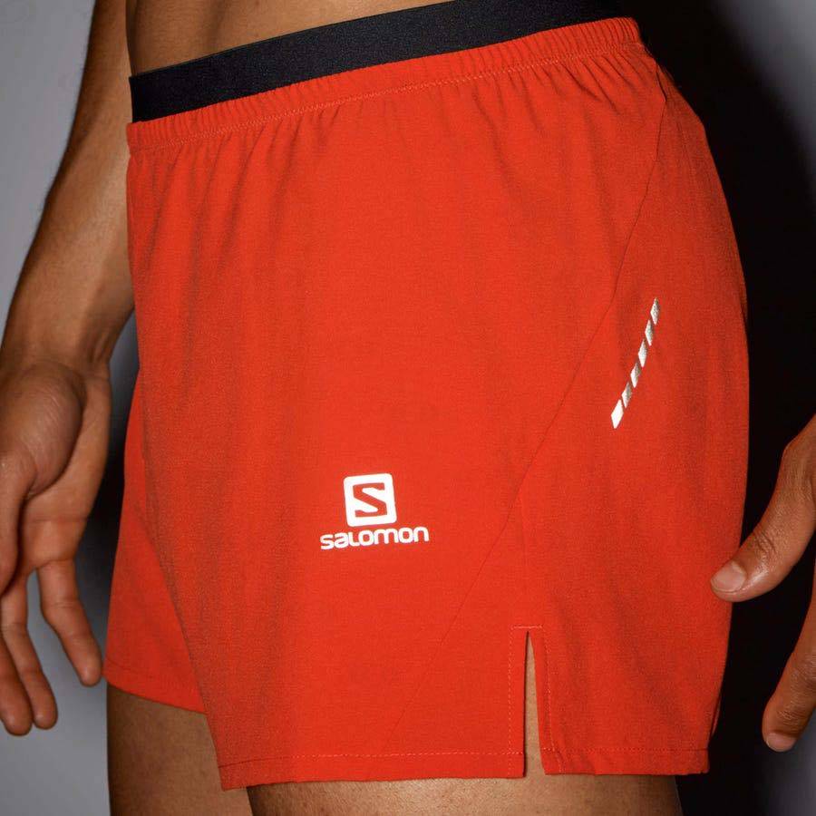 Salomon CROSS 3'' Men's Shorts Orange | AU-O1243