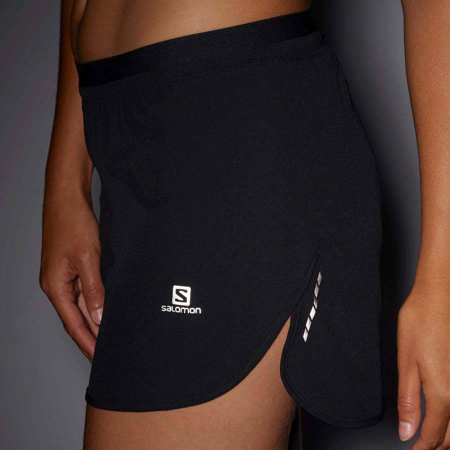 Salomon CROSS 3'' Women's Shorts Black | AU-L1809