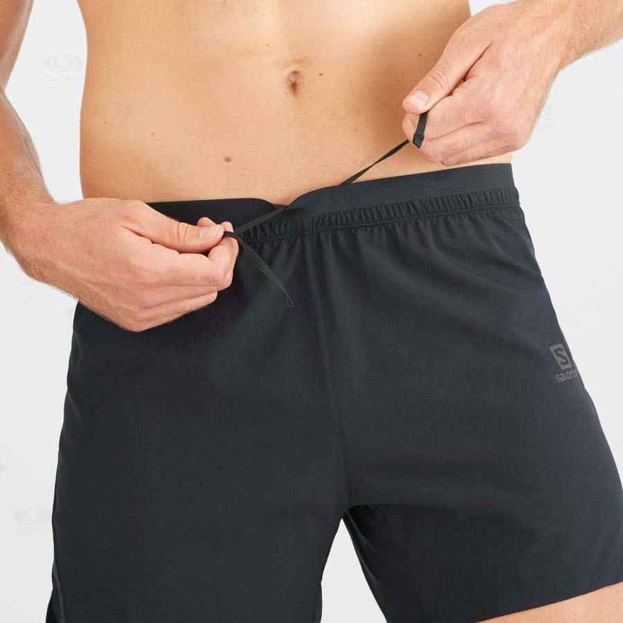 Salomon CROSS 5'' Men's Shorts Black | AU-N2618