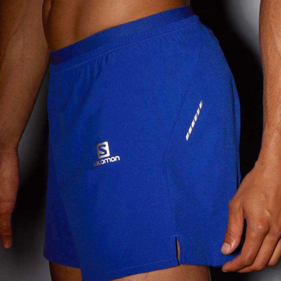 Salomon CROSS 5'' Men's Shorts Blue | AU-W2600