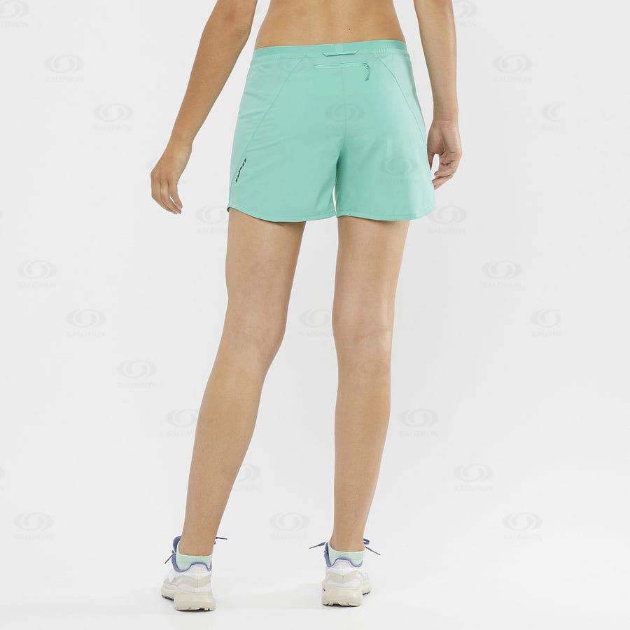 Salomon CROSS 5'' Women's Shorts Blue | AU-A1269