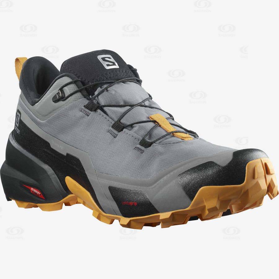 Salomon CROSS HIKE GORE-TEX Men's Hiking Shoes Grey | AU-N2436