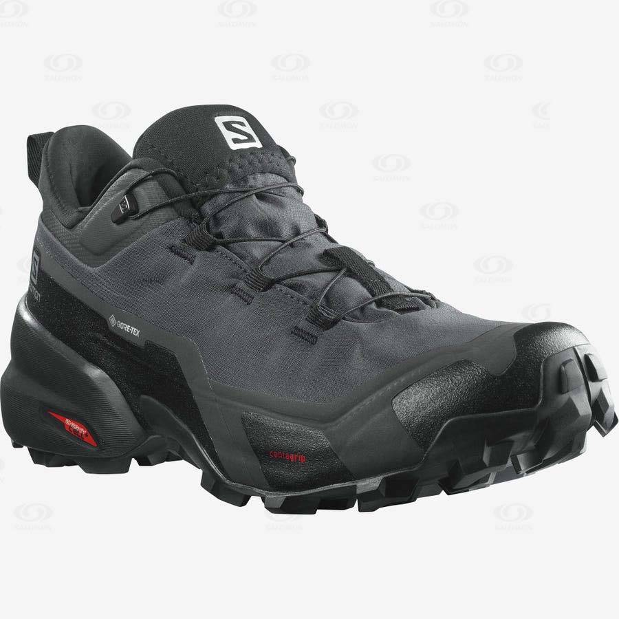 Salomon CROSS HIKE GORE-TEX Men's Hiking Shoes Black | AU-W1050