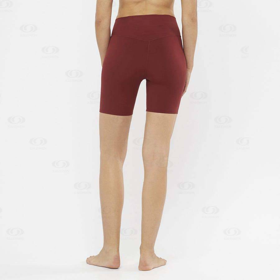 Salomon CROSS MULTI 7'' Women's Shorts Red | AU-M2588