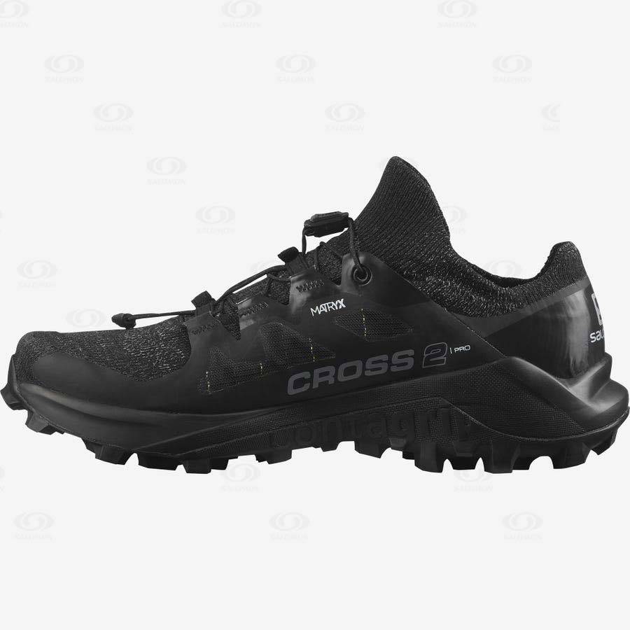 Salomon CROSS PRO 2 Women's Trail Running Shoes Black | AU-L1368