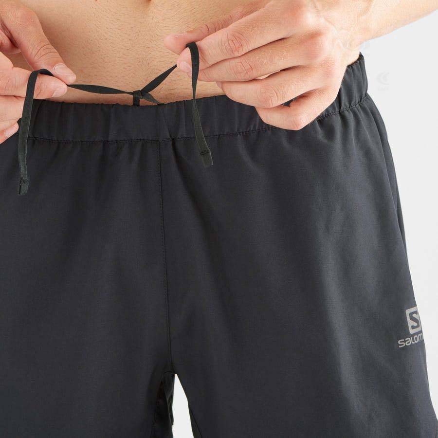 Salomon CROSS REBEL 5'' Men's Shorts Black | AU-O1446