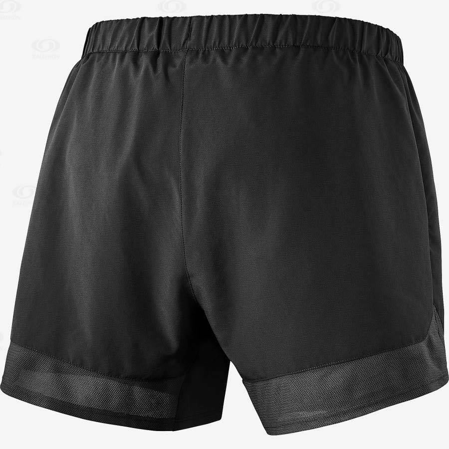 Salomon CROSS REBEL 5'' Men's Shorts Black | AU-O1446