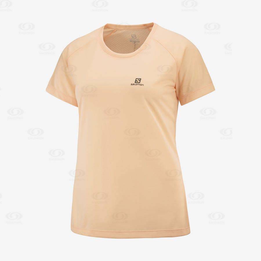 Salomon CROSS REBEL Women\'s T Shirts Orange | AU-O2286