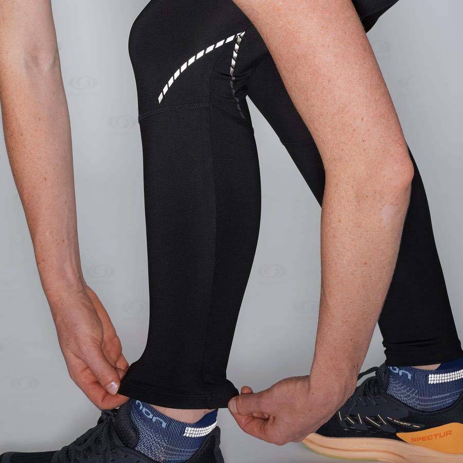 Salomon CROSS RUN 28'' Women's Running Tights Black | AU-M1832