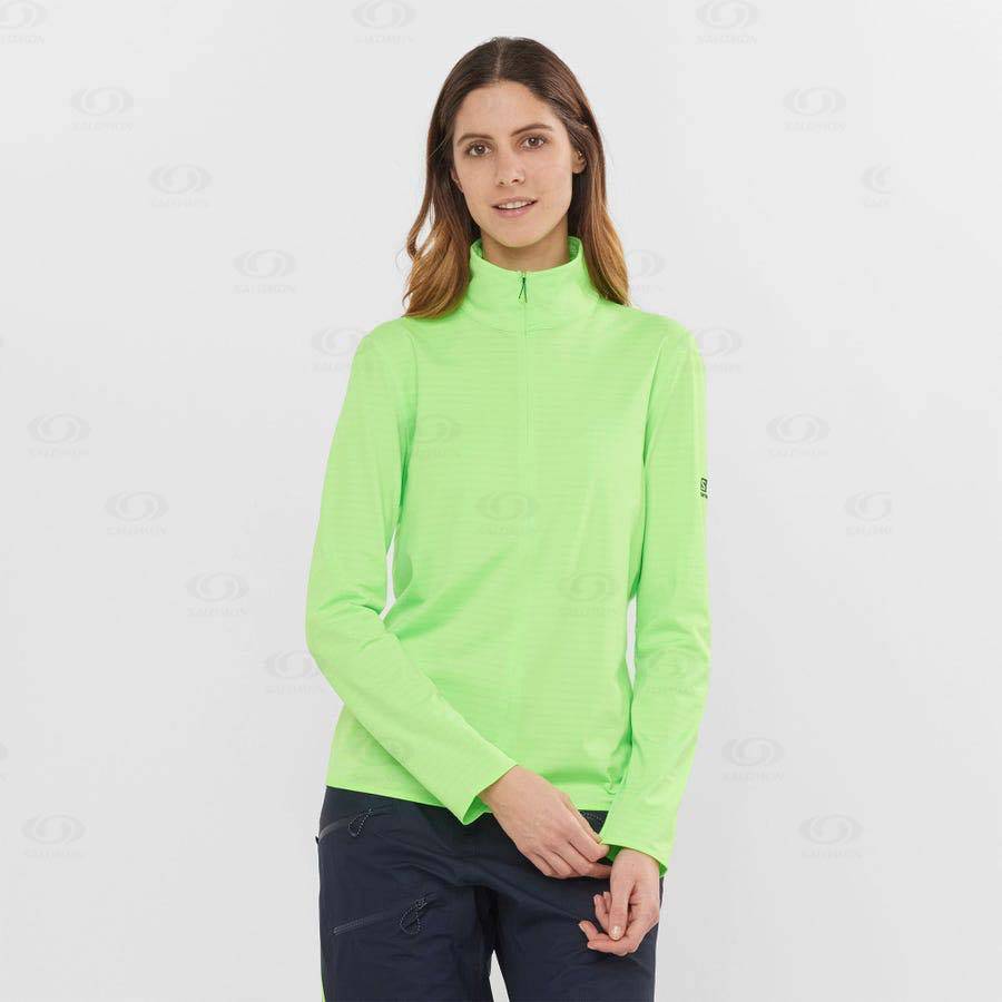 Salomon ESSENTIAL LIGHTWARM Women's Hoodie Mint | AU-A1339