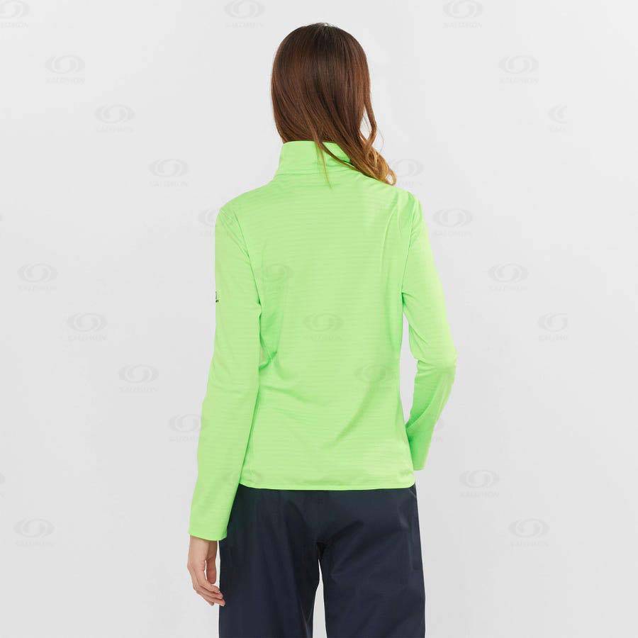 Salomon ESSENTIAL LIGHTWARM Women's Hoodie Mint | AU-A1339