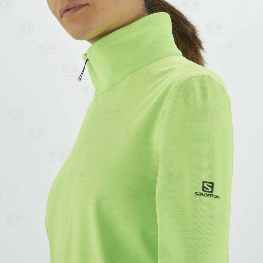 Salomon ESSENTIAL LIGHTWARM Women's Hoodie Mint | AU-A1339