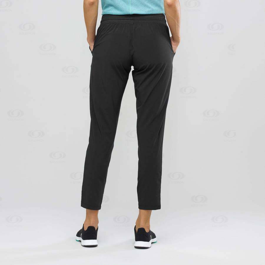 Salomon ESSENTIAL LIGHT Women's Pants Black | AU-N2149