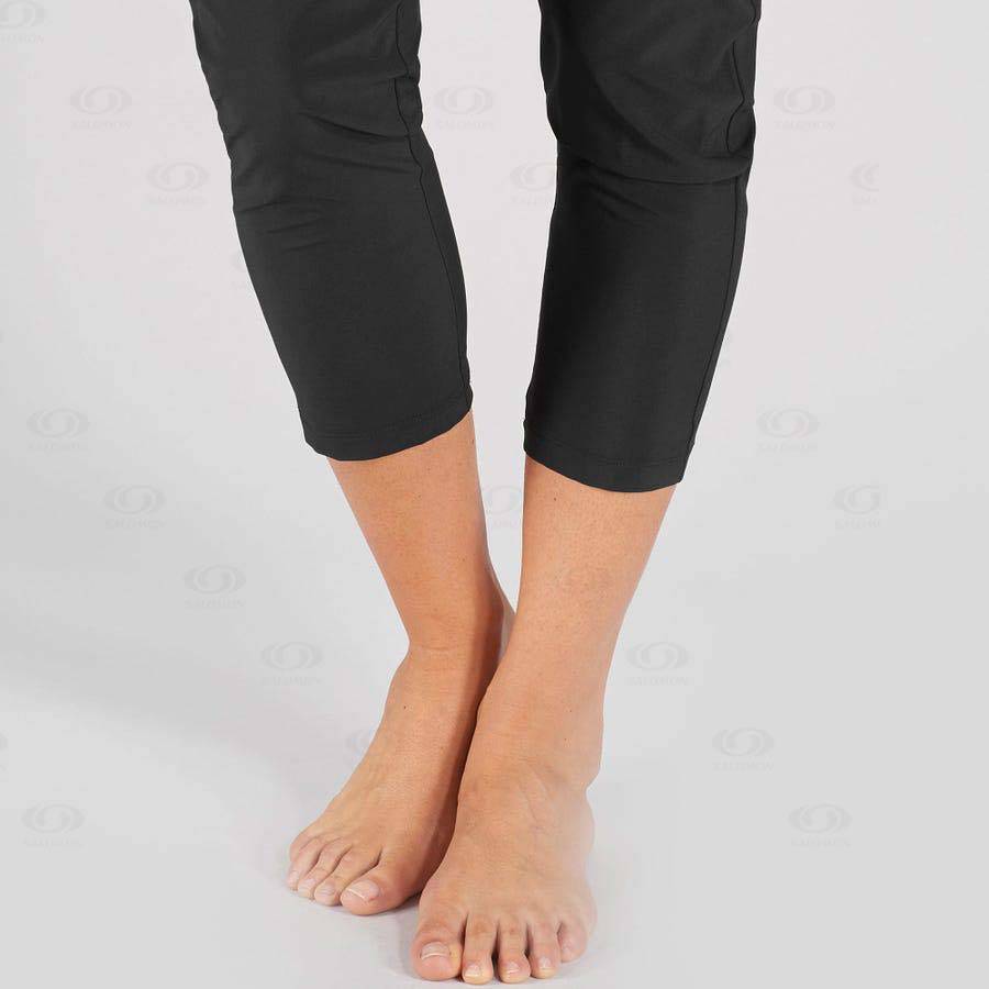 Salomon ESSENTIAL LIGHT Women's Pants Black | AU-N2149