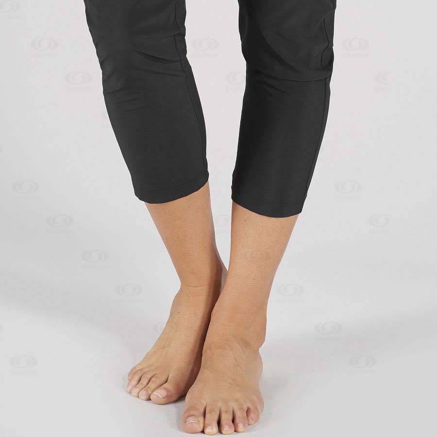 Salomon ESSENTIAL LIGHT Women's Pants Black | AU-N2149