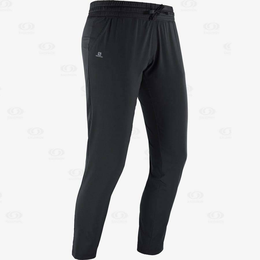 Salomon ESSENTIAL LIGHT Women's Pants Black | AU-N2149