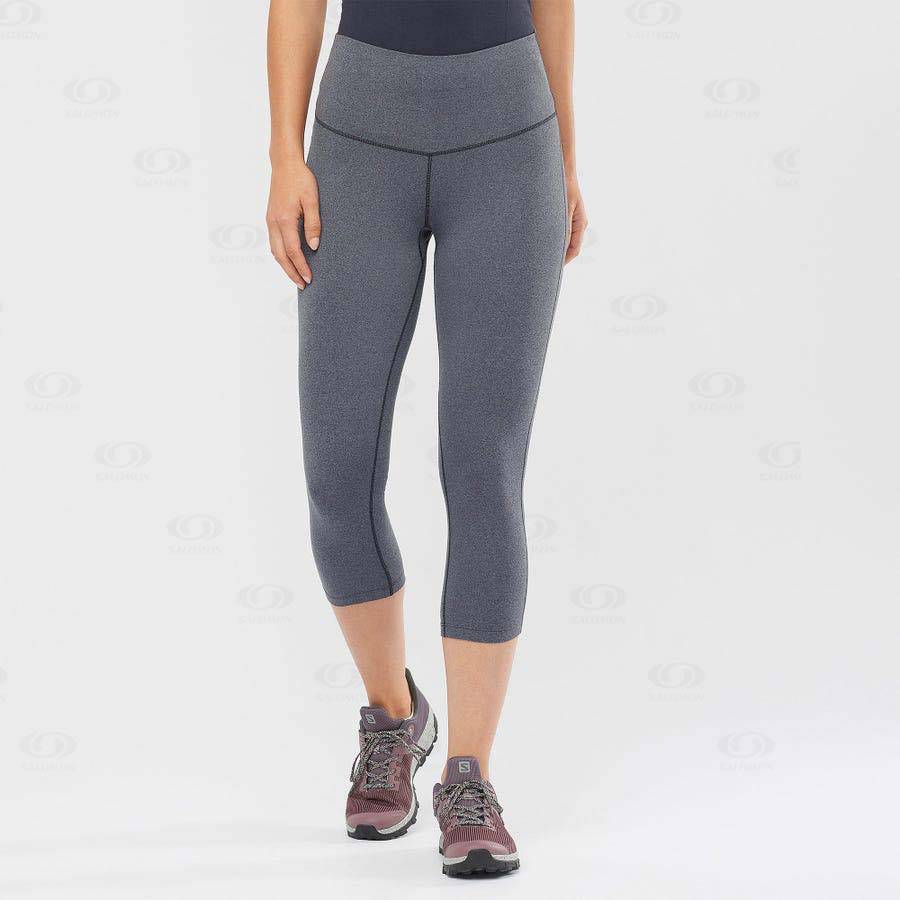 Salomon ESSENTIAL Women's Running Tights Black | AU-W3840