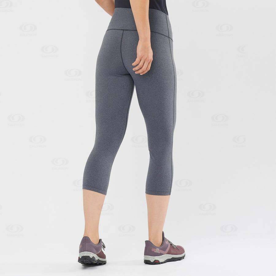 Salomon ESSENTIAL Women's Running Tights Black | AU-W3840