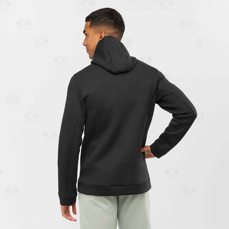 Salomon ESSENTIAL XWARM HYBRID Men's Hoodie Grey | AU-O1714