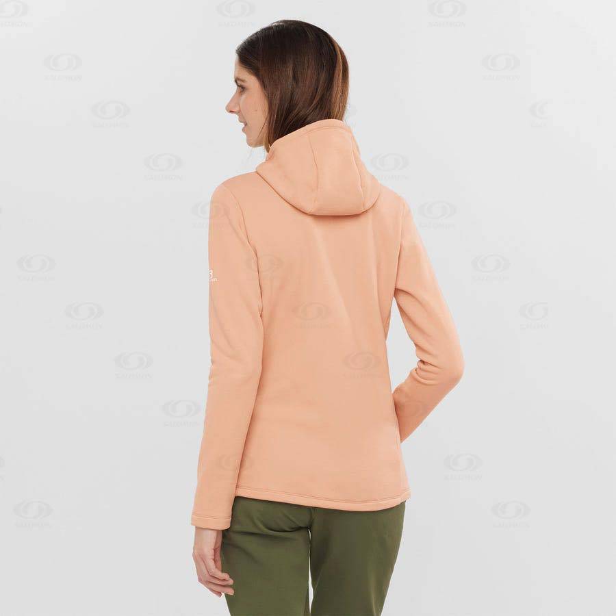 Salomon ESSENTIAL XWARM Women's Hoodie Pink | AU-N1610