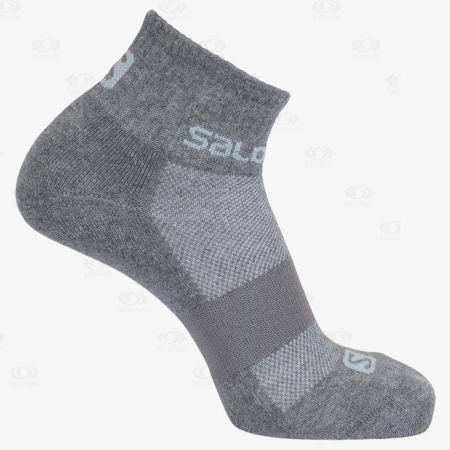 Salomon EVASION 2-PACK Men\'s Socks Grey | AU-A1136