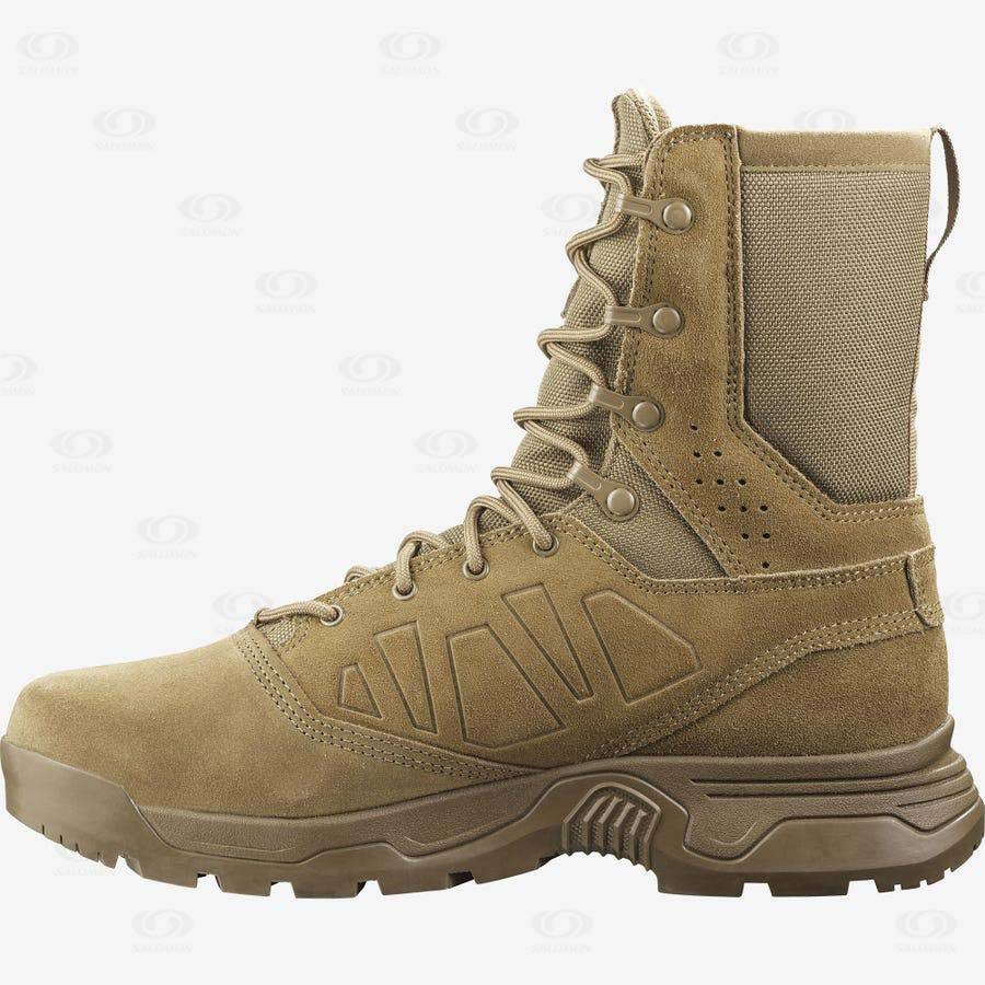 Salomon GUARDIAN Men's Tactical Boots Brown | AU-A1500