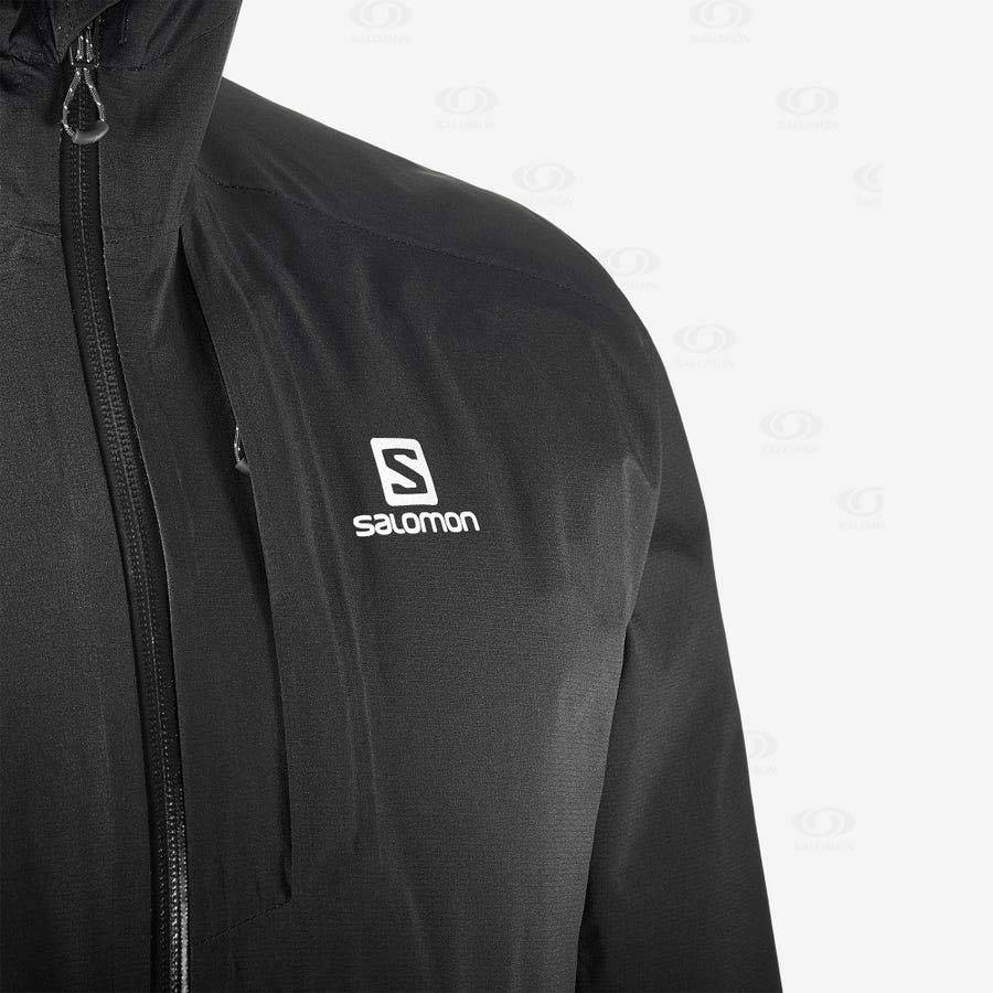 Salomon Jackets BONATTI 2.5L Men's Softshell Jackets Black | AU-W1570