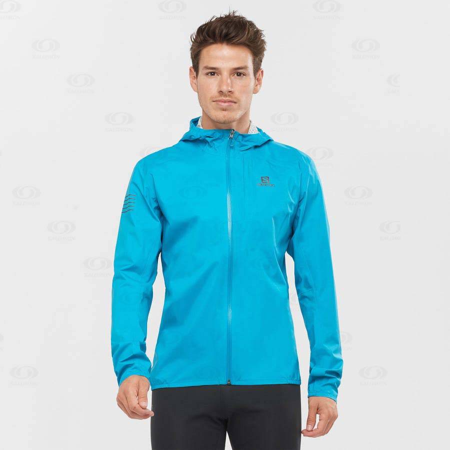 Salomon Jackets BONATTI 2.5L Men's Softshell Jackets Blue | AU-W2720