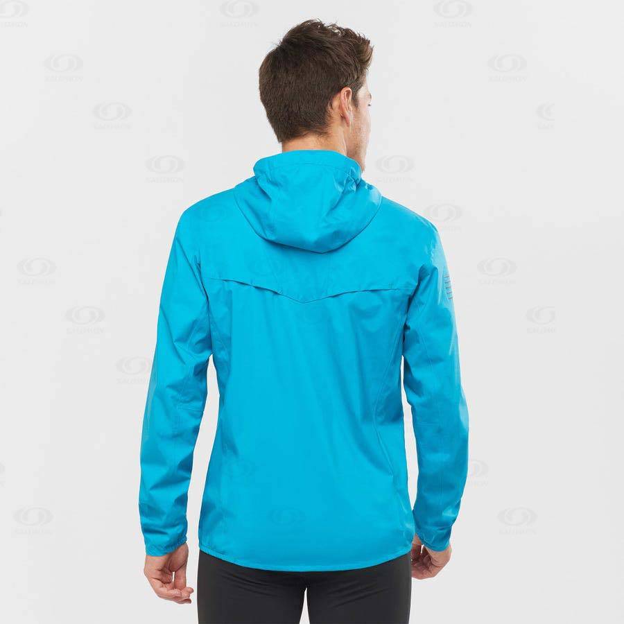 Salomon Jackets BONATTI 2.5L Men's Softshell Jackets Blue | AU-W2720