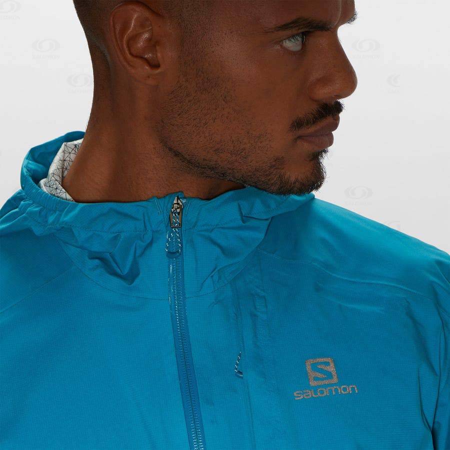 Salomon Jackets BONATTI 2.5L Men's Softshell Jackets Blue | AU-W2720