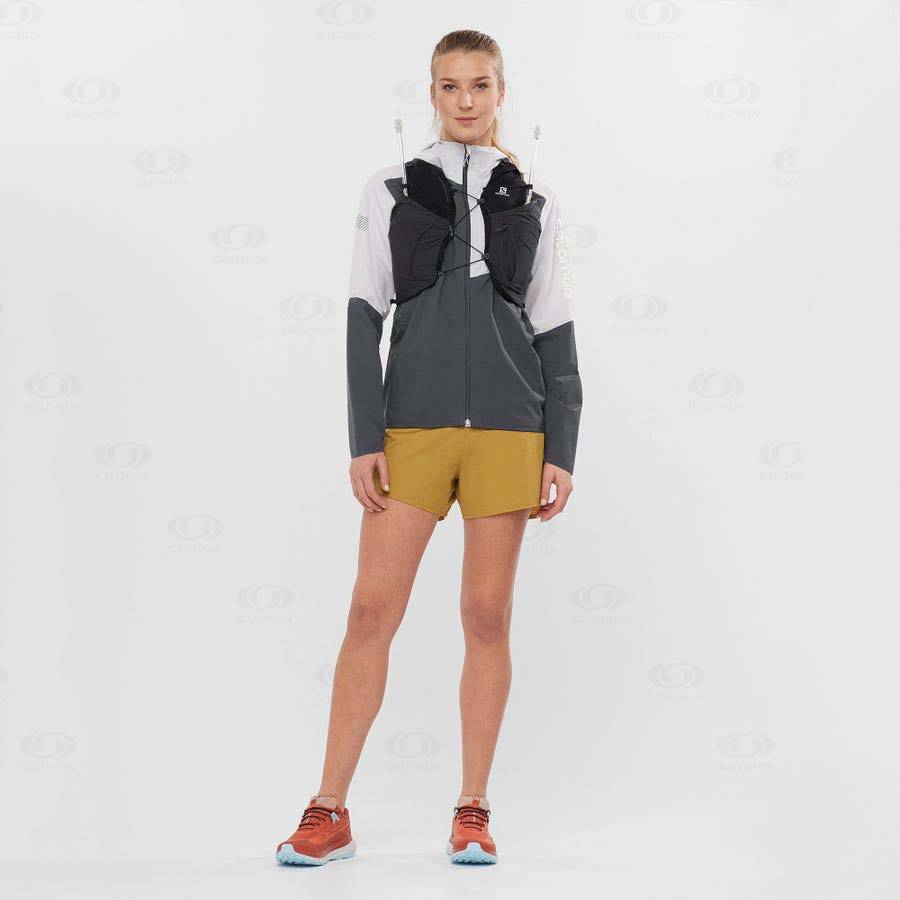 Salomon Jackets BONATTI TRAIL Women's Softshell Jackets Grey | AU-M2308