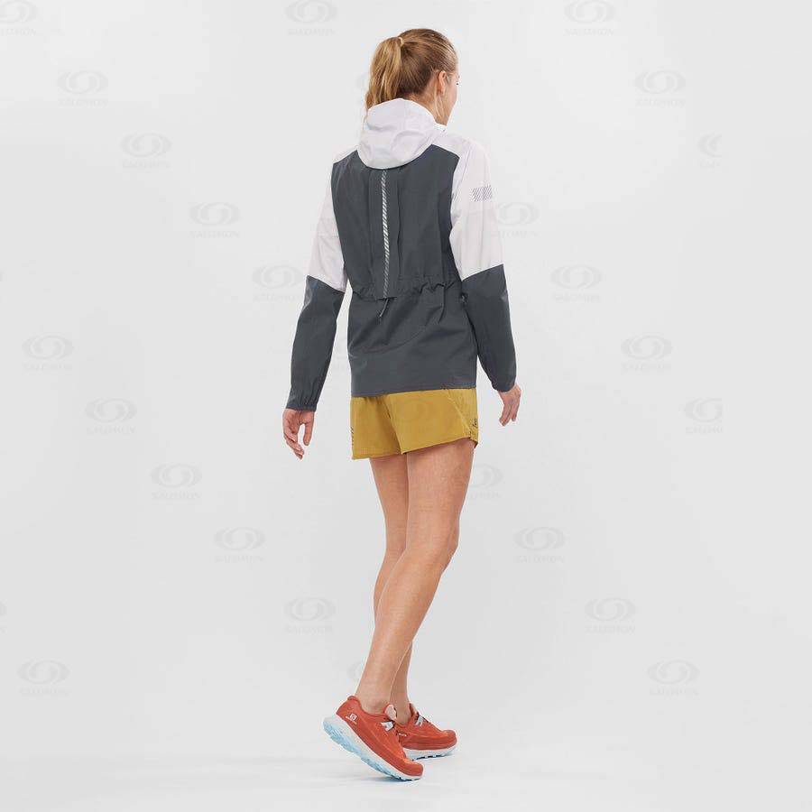 Salomon Jackets BONATTI TRAIL Women's Softshell Jackets Grey | AU-M2308