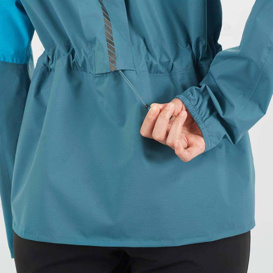 Salomon Jackets BONATTI TRAIL Women's Softshell Jackets Blue | AU-M2532