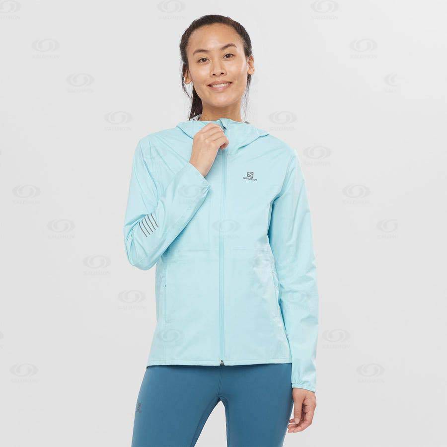 Salomon Jackets BONATTI WATERPROOF Women's Softshell Jackets Mint | AU-S2339