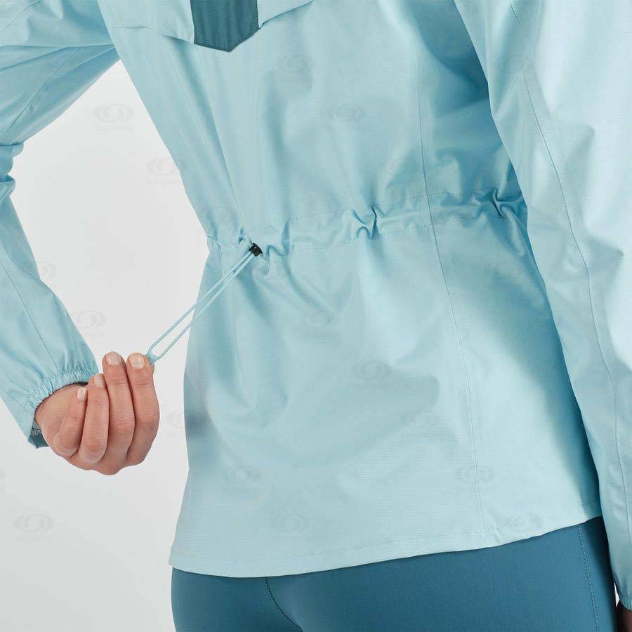 Salomon Jackets BONATTI WATERPROOF Women's Softshell Jackets Mint | AU-S2339