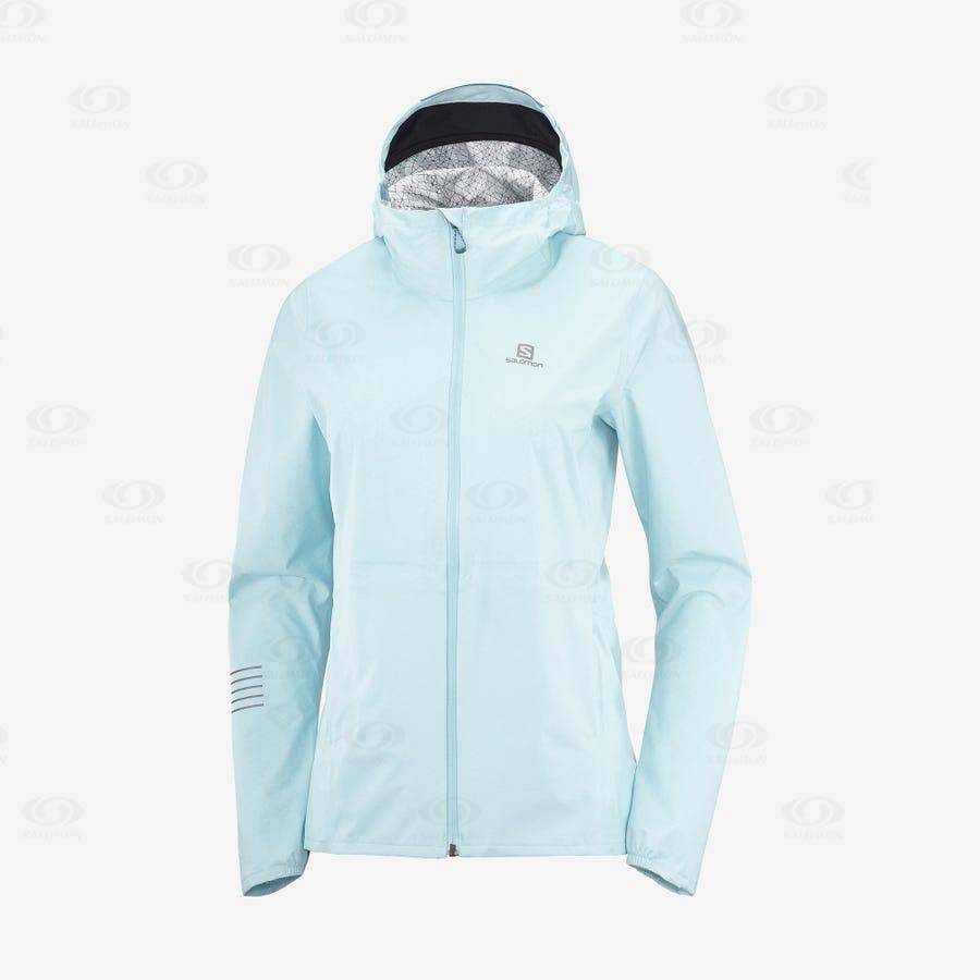 Salomon Jackets BONATTI WATERPROOF Women\'s Softshell Jackets Mint | AU-S2339