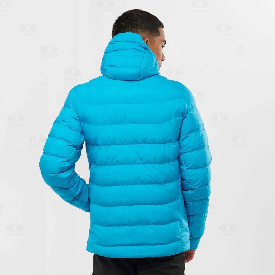 Salomon Jackets ESSENTIAL XWARM INSULATED Men's Softshell Jackets Blue | AU-O1525