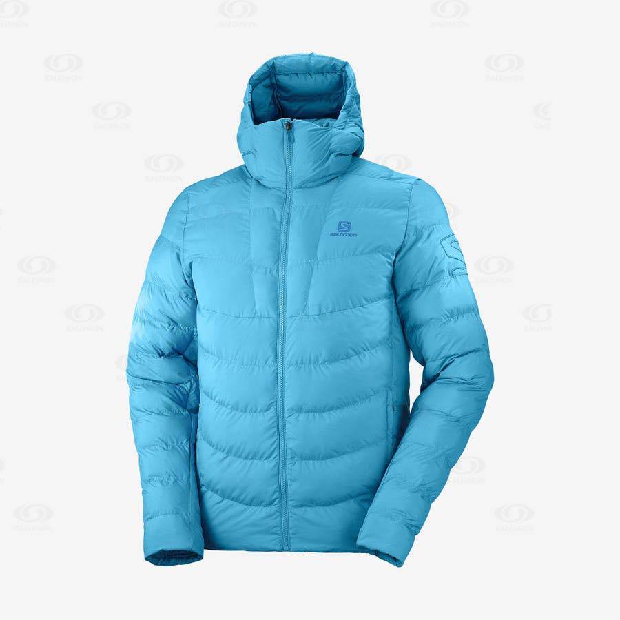 Salomon Jackets ESSENTIAL XWARM INSULATED Men\'s Softshell Jackets Blue | AU-O1525